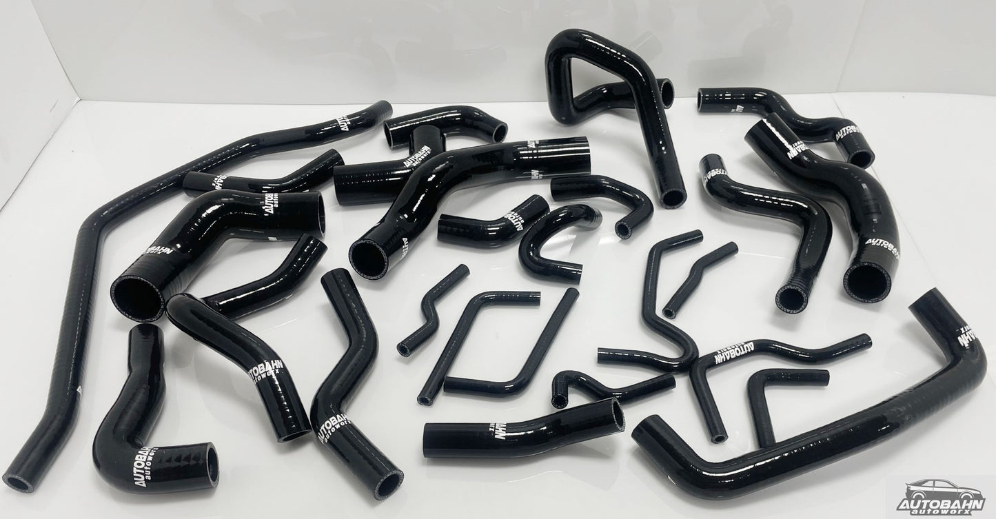 Autobahn Autoworx VW Mk4 Golf Jetta GTI GLI 12v VR6 Complete Coolant Hose Kit