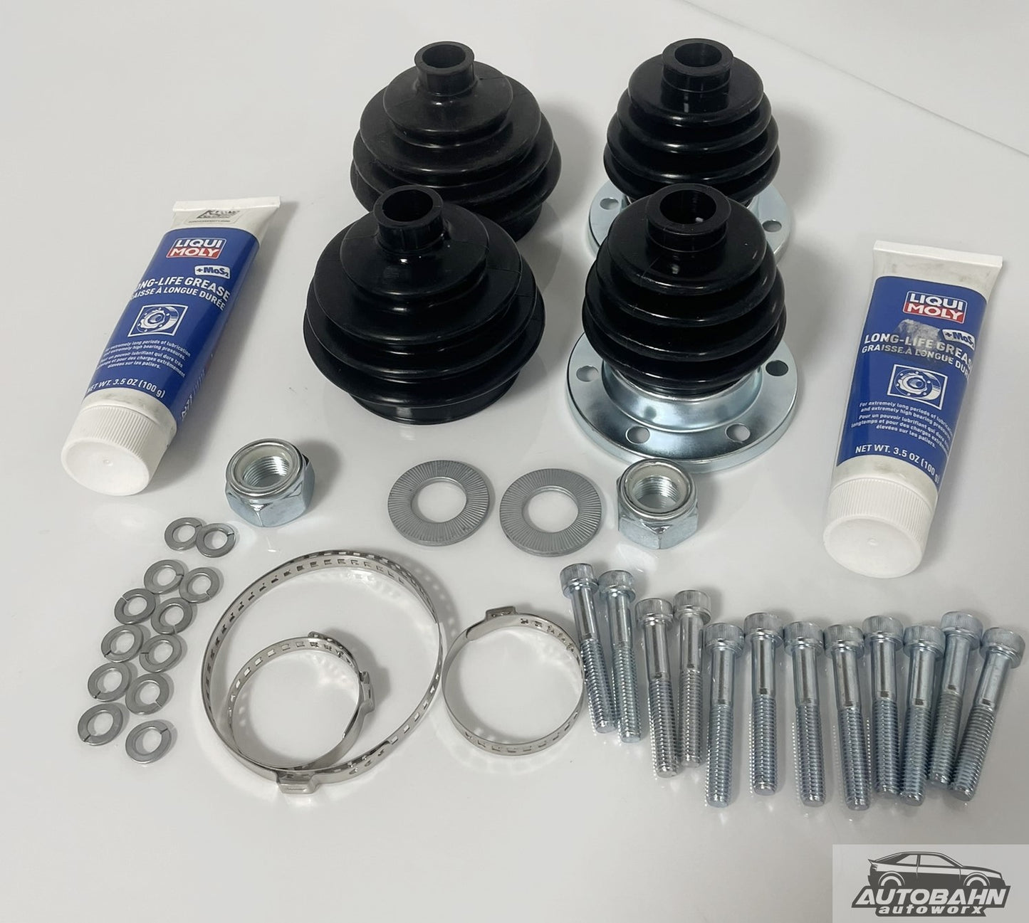 Autobahn Autoworx Heavy Duty Silicone VW Mk1 Mk2 90MM Golf Jetta Rabbit CV Boot Kit