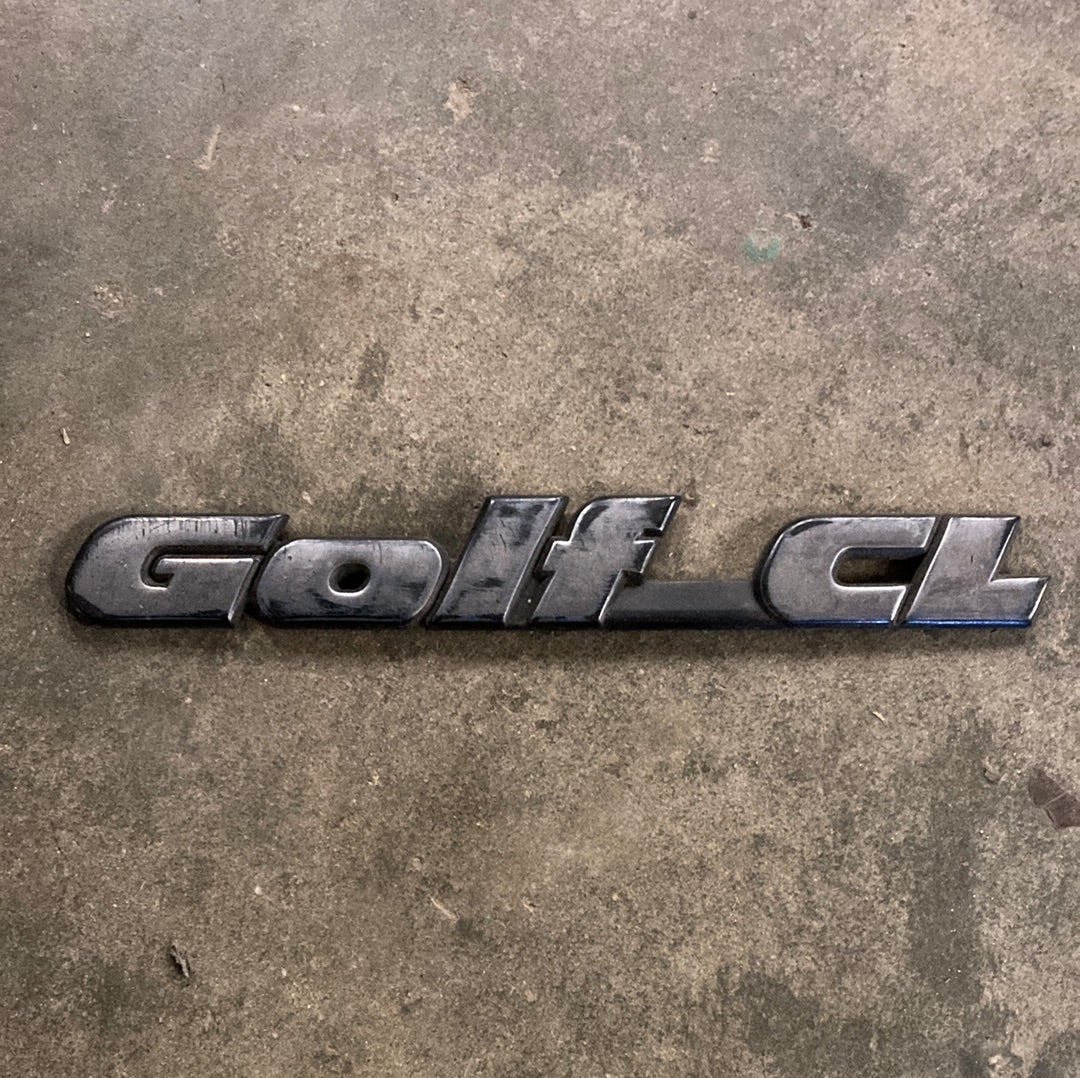 Golf CL Badge