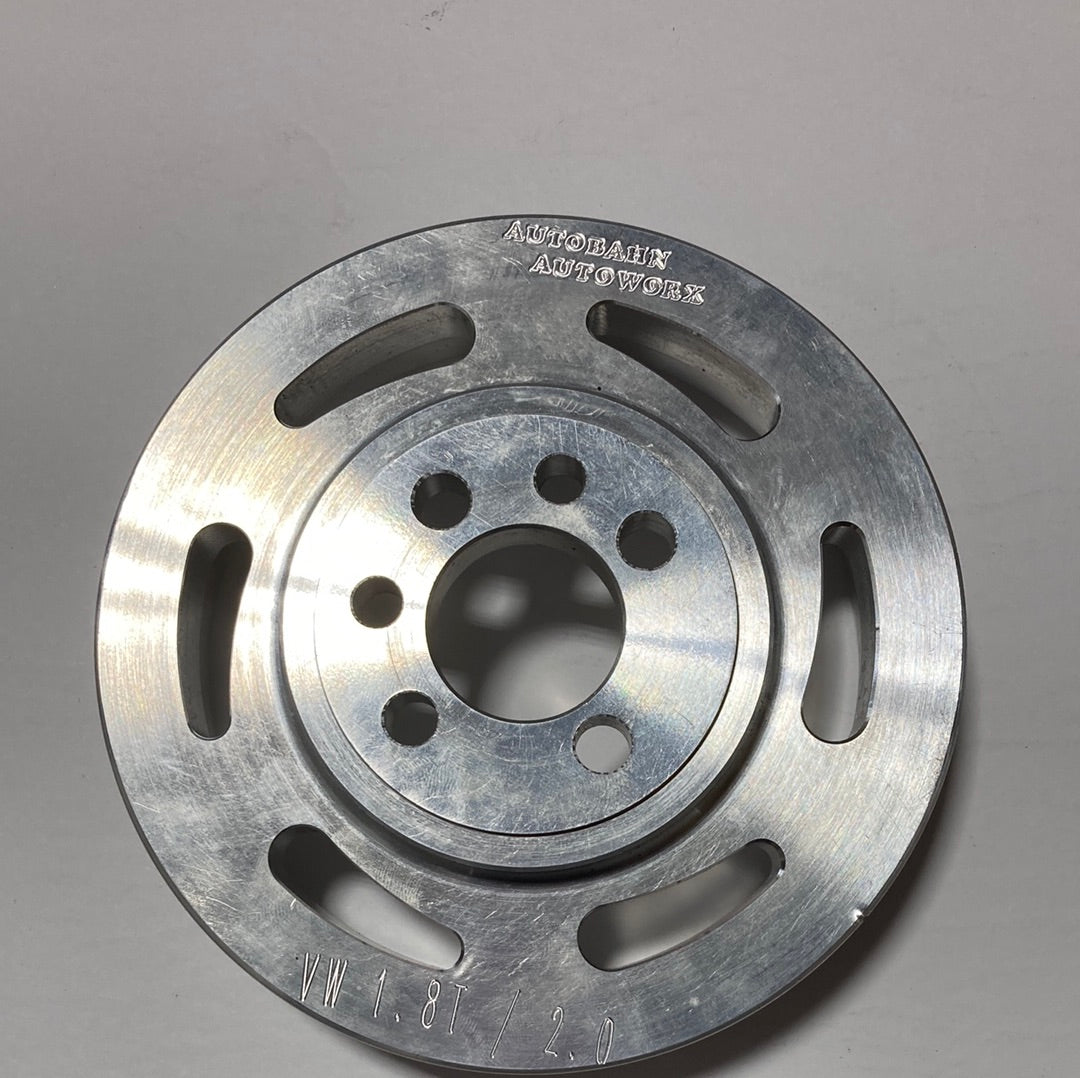 Autobahn Autoworx VW Mk4 Golf Jetta Beetle 1.8t/2.0 Lightweight Billet Crank Pulley