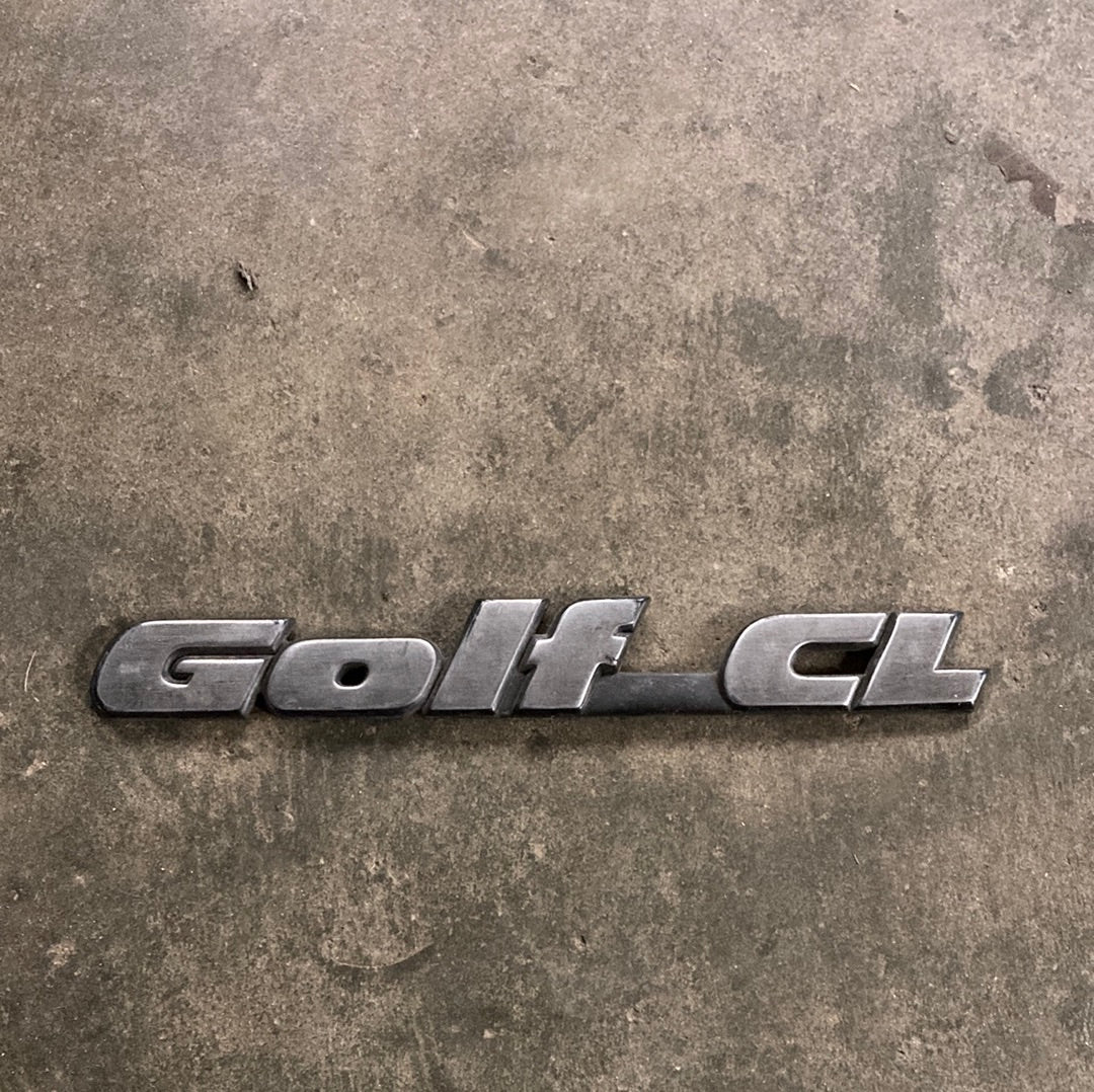 Golf CL Badge