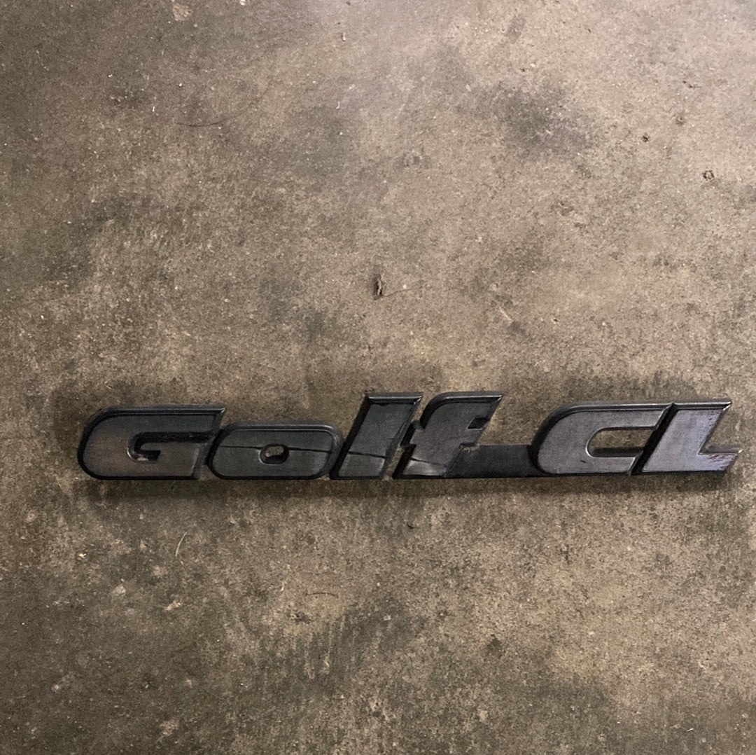 Golf CL Badge