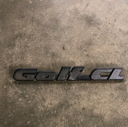 Golf CL Badge