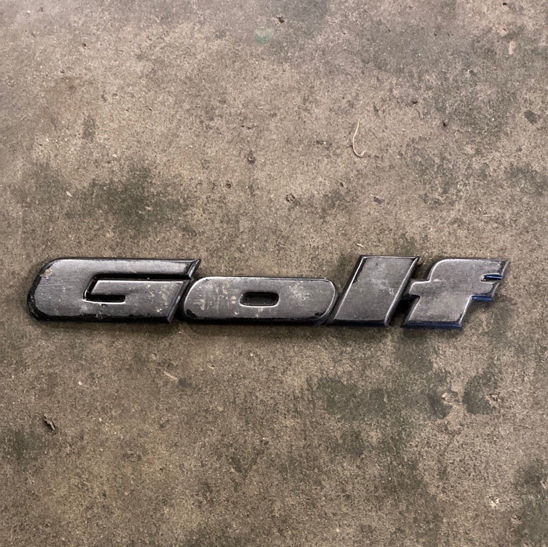 Mk3 Golf badge