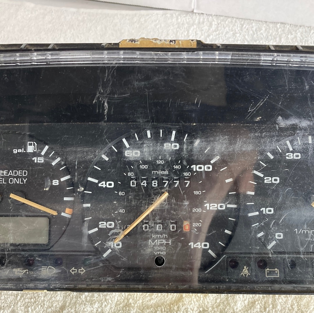VW Corrado G60 Analog Instrument Cluster