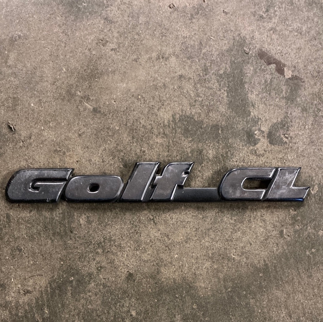 Golf CL Badge