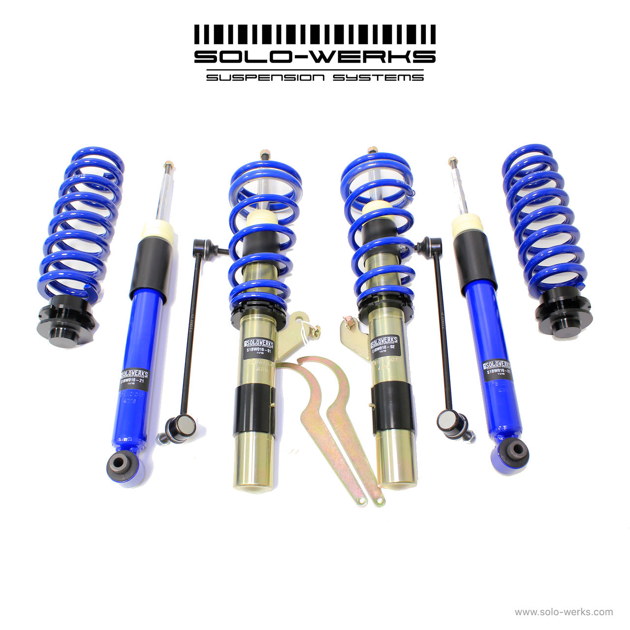 Solo Werks S1 Coilover Kit BMW 3 Series F31/34GT, 4 Series F33/34 12’-16’ Convertible / Grand Coupe / Wagon