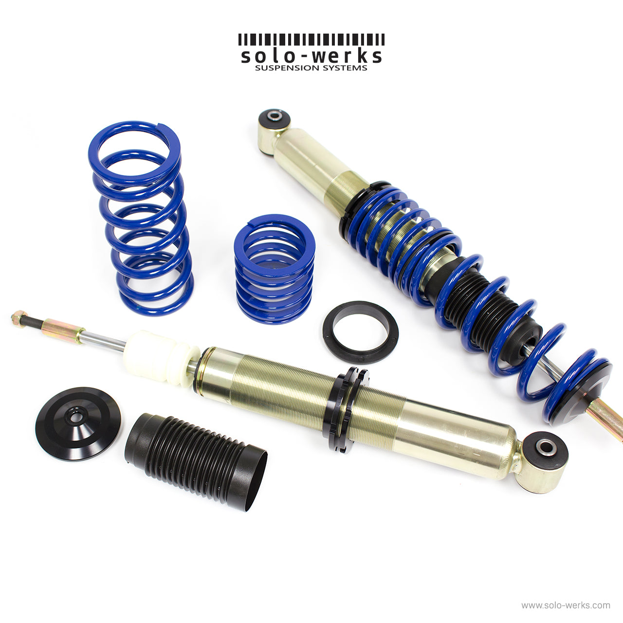 Solo Werks S1 Coilover Kit VW (A1 MKI) - Golf Jetta 1974-1984 - Scirocco 1974-1992 - Cabriolet 1980-1993