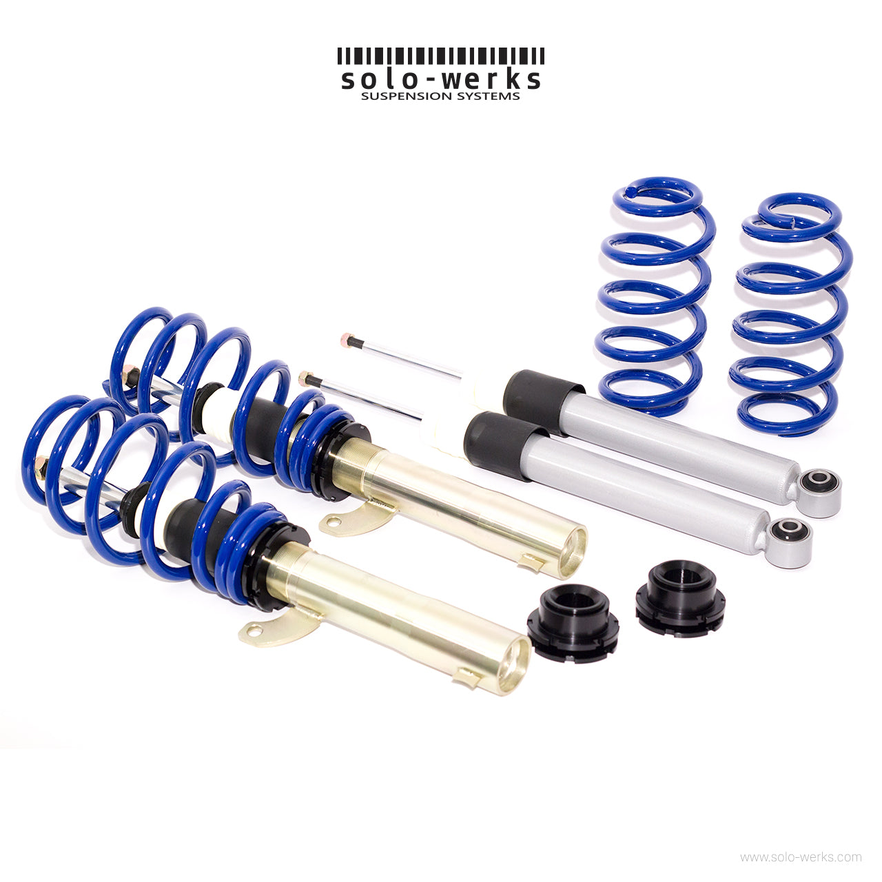 Solo Werks S1 Coilover Kit MK V & Mk VI 05'-15' Golf Jetta Eos (W/ Rear Multi-Link Suspension)